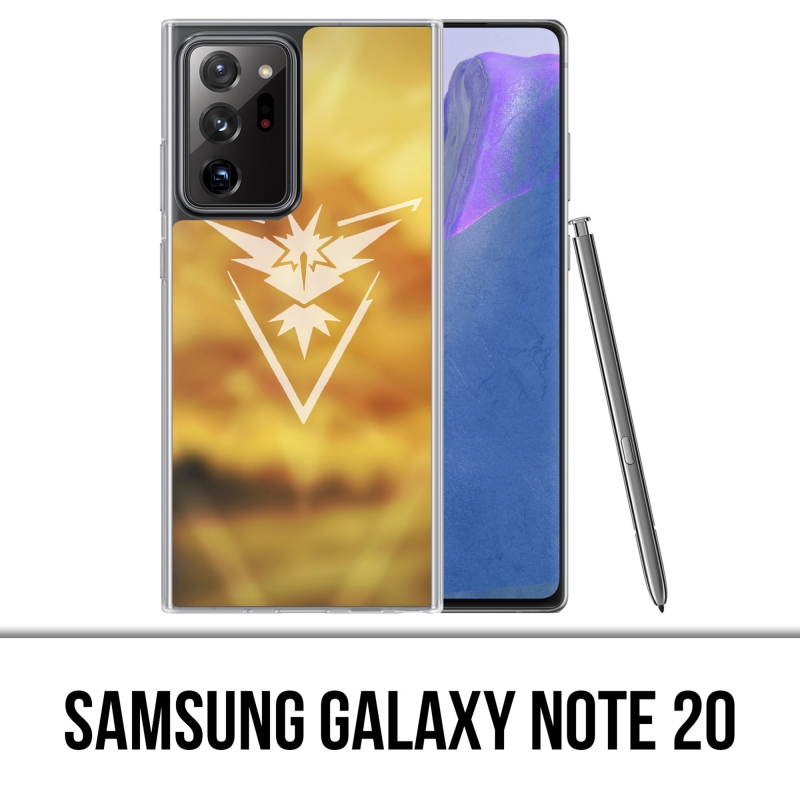 Samsung Galaxy Note 20 Case - Pokémon Go Team Yellow Grunge