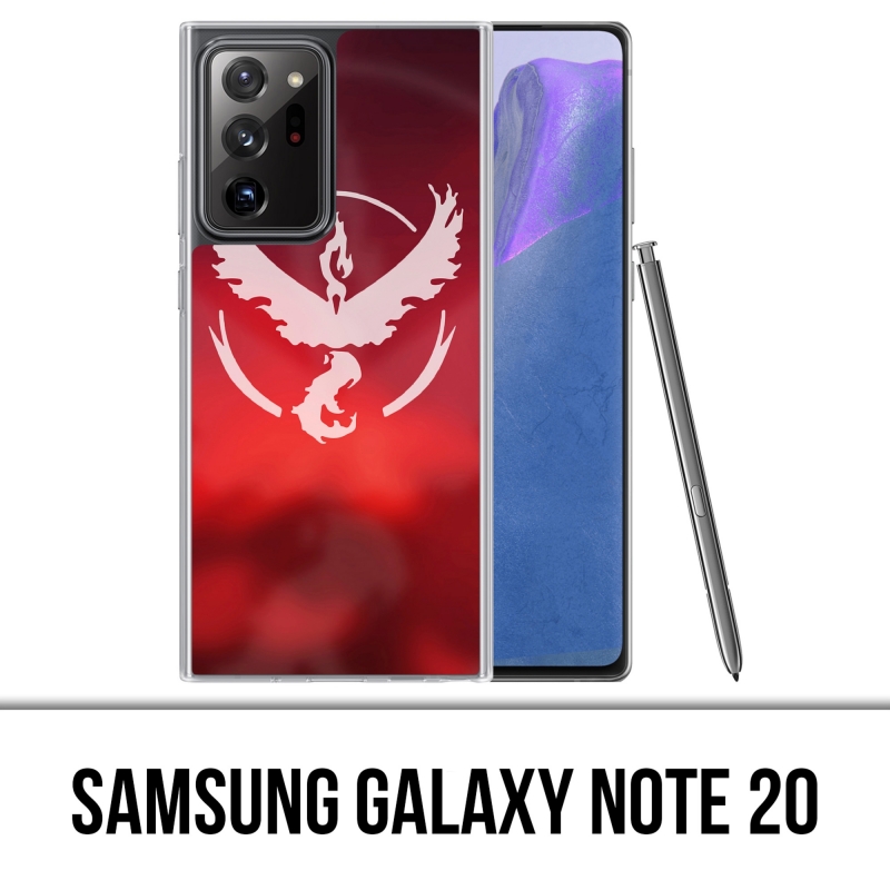 Funda para Samsung Galaxy Note 20 - Pokémon Go Team Red Grunge
