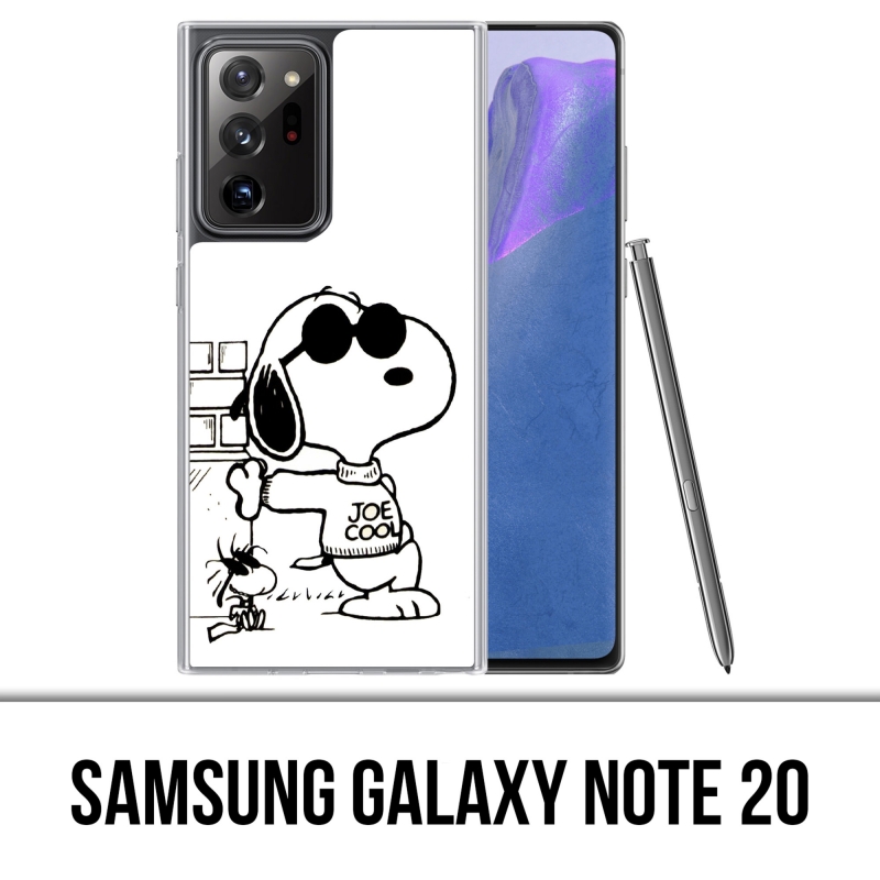Samsung Galaxy Note 20 Case - Snoopy Black White