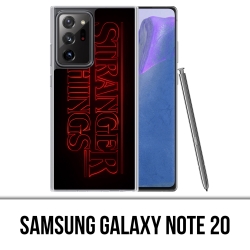 Coque Samsung Galaxy Note 20 - Stranger Things Logo