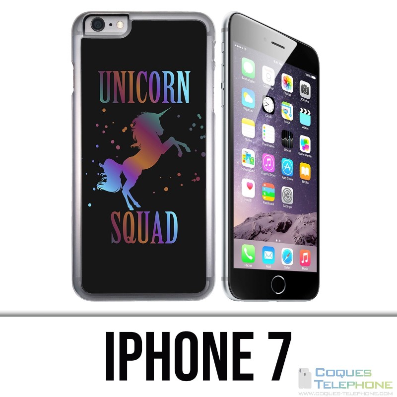 Coque iPhone 7 - Unicorn Squad Licorne