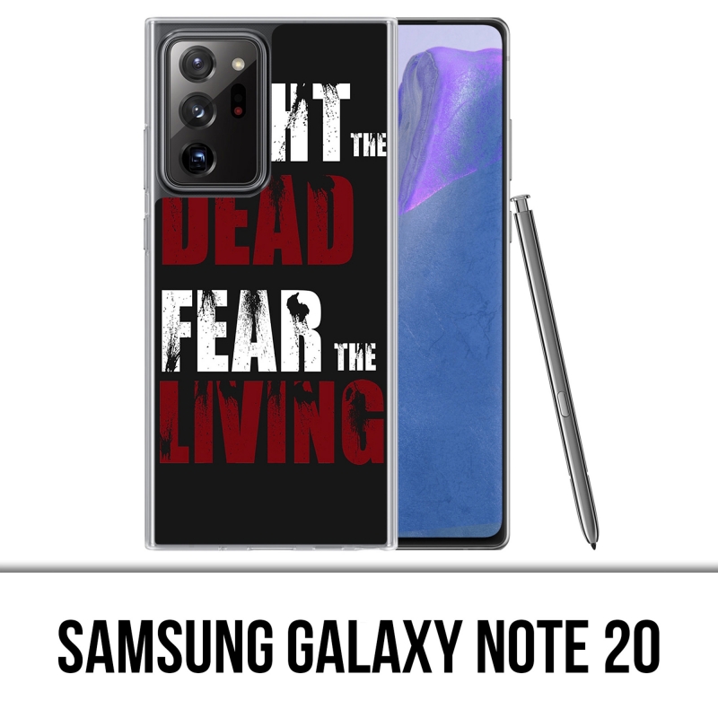 Coque Samsung Galaxy Note 20 - Walking Dead Fight The Dead Fear The Living