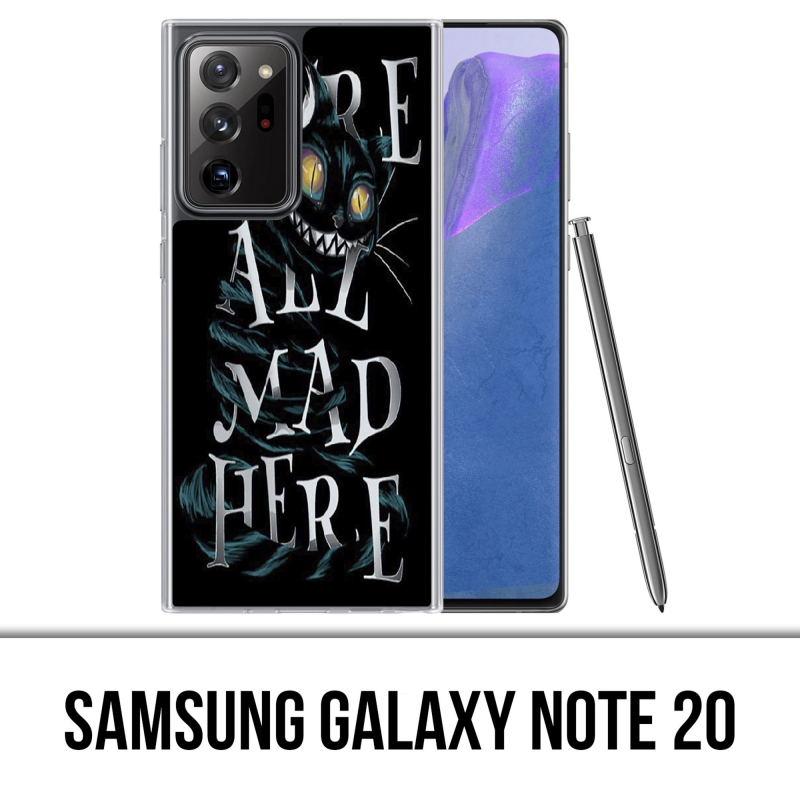 Coque Samsung Galaxy Note 20 - Were All Mad Here Alice Au Pays Des Merveilles