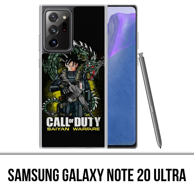 Coque Samsung Galaxy Note 20 Ultra - Call Of Duty X Dragon Ball Saiyan Warfare