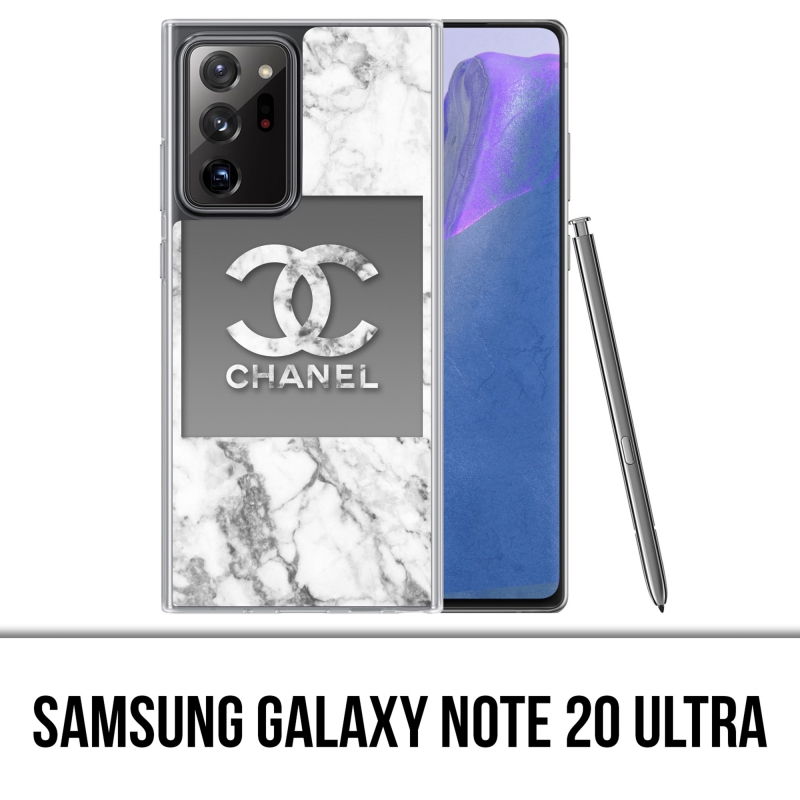 Custodia per Samsung Galaxy Note 20 Ultra - Chanel White Marble