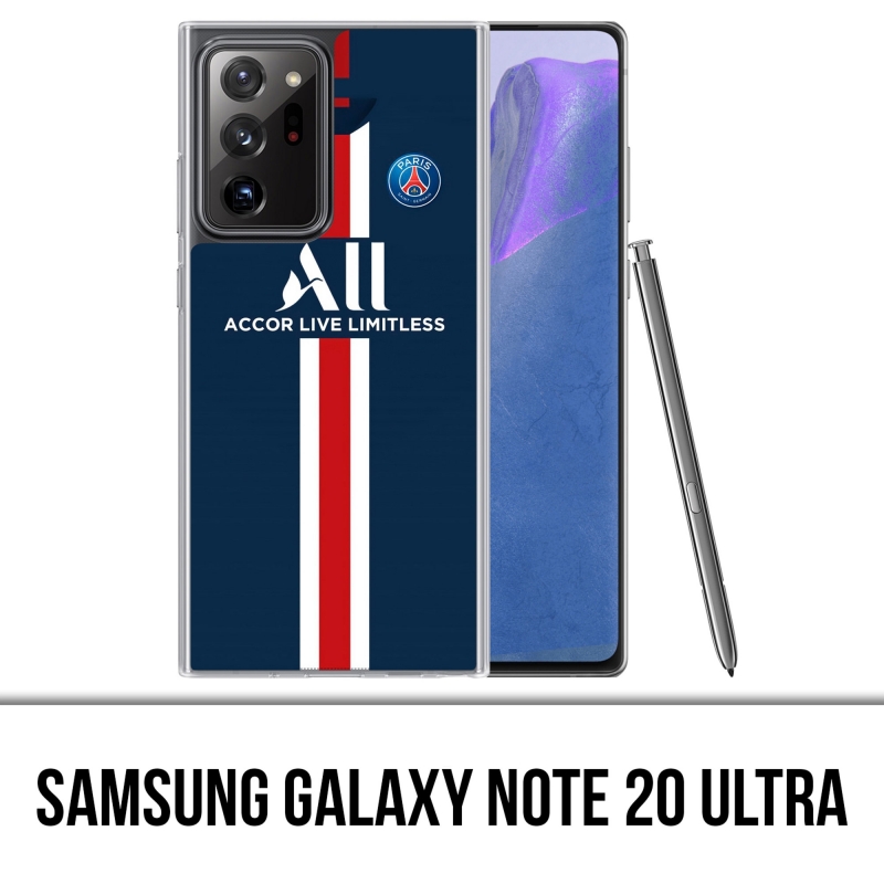 Custodia per Samsung Galaxy Note 20 Ultra - Maglia da calcio Psg 2020