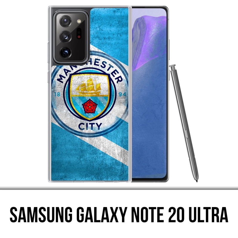 Coque Samsung Galaxy Note 20 Ultra - Manchester Football Grunge