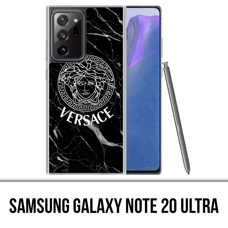 Custodia per Samsung Galaxy Note 20 Ultra - Versace Black Marble