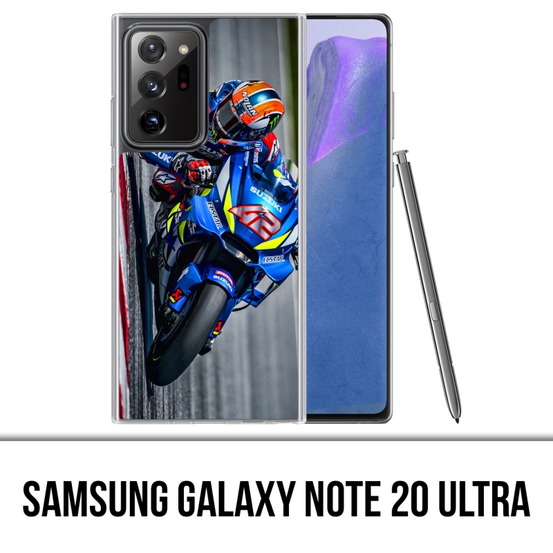 Custodia per Samsung Galaxy Note 20 Ultra - Alex-Rins-Suzuki-Motogp-Pilote