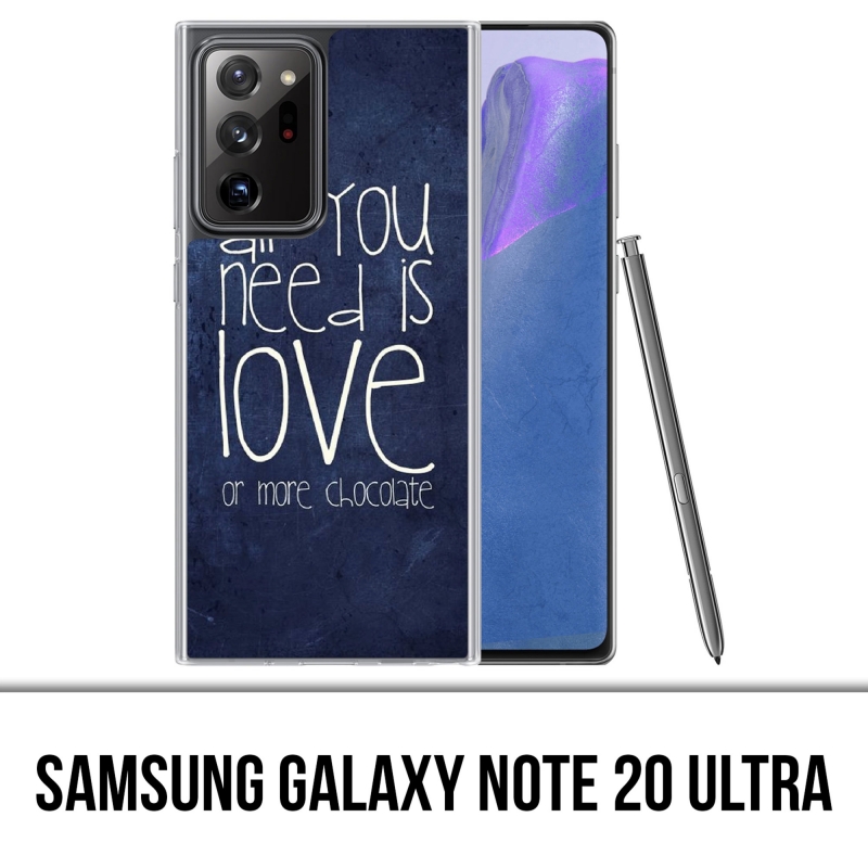 Samsung Galaxy Note 20 Ultra Case - All You Need Is Chocolate