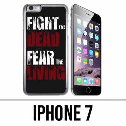 Coque iPhone 7 - Walking Dead Fight The Dead Fear The Living