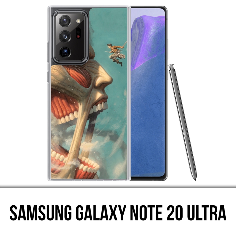 Custodia per Samsung Galaxy Note 20 Ultra - Attack-On-Titan-Art