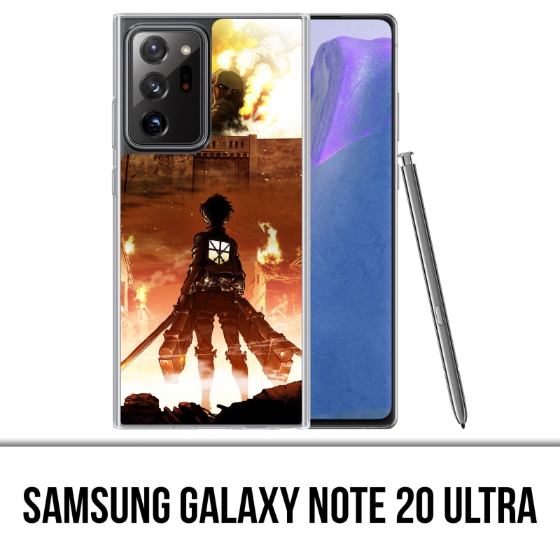 Custodia per Samsung Galaxy Note 20 Ultra - Attak-On-Titan-Poster