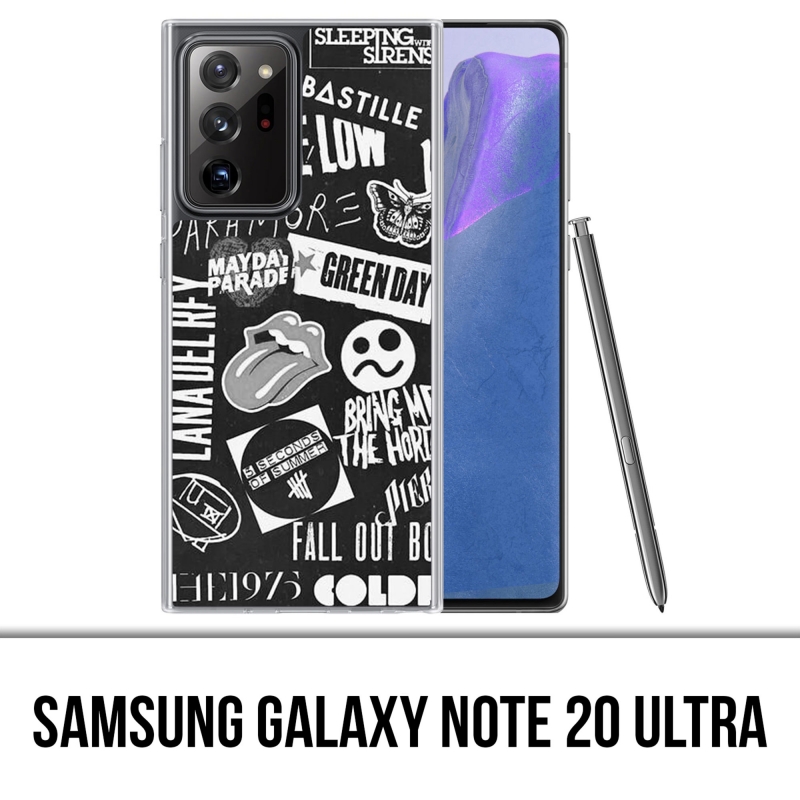 Coque Samsung Galaxy Note 20 Ultra - Badge Rock