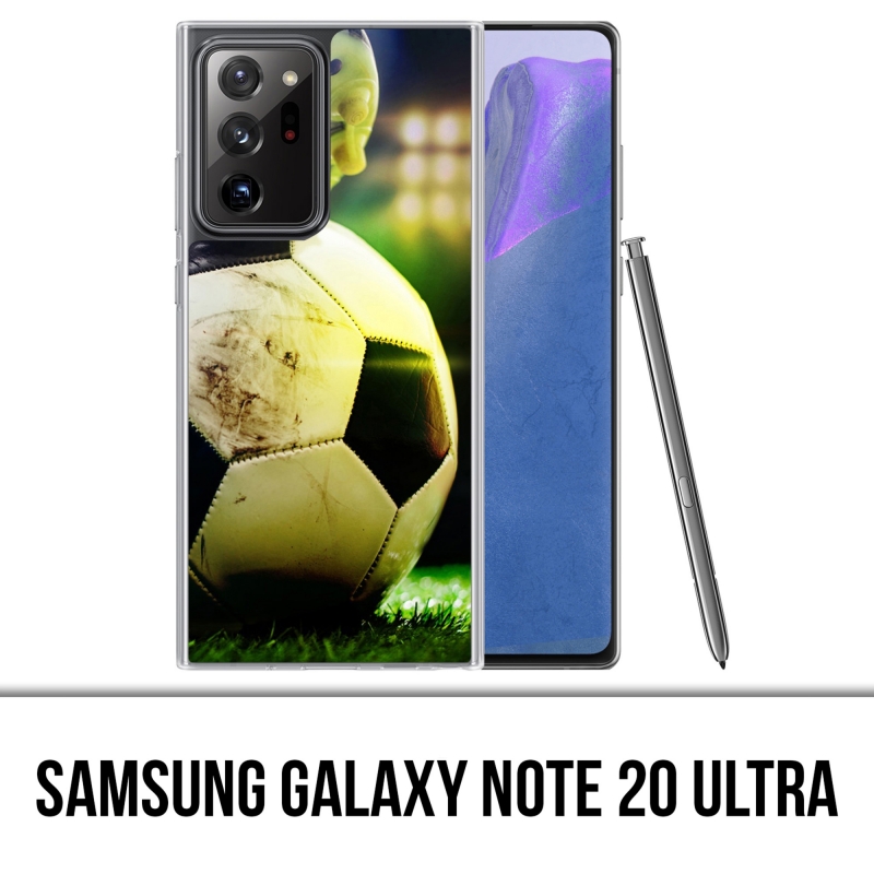 Coque Samsung Galaxy Note 20 Ultra - Ballon Football Pied