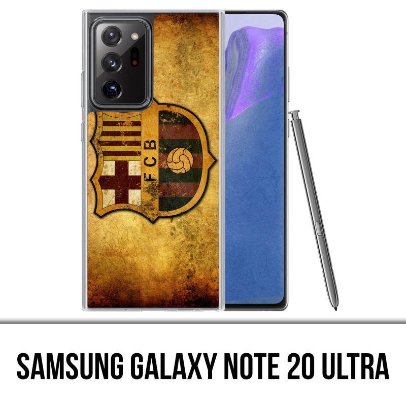 Coque Samsung Galaxy Note 20 Ultra - Barcelone Vintage Football