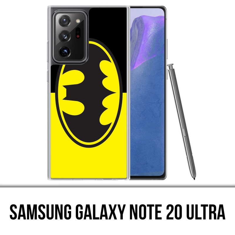 Samsung Galaxy Note 20 Ultra Case - Batman Logo Classic Gelb Schwarz