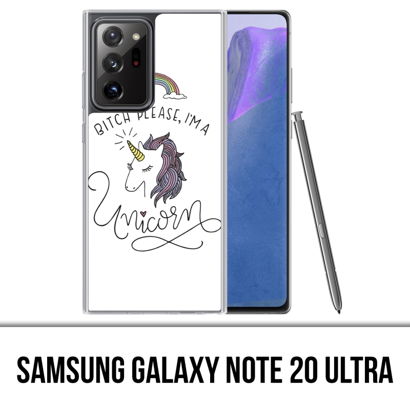 Samsung Galaxy Note 20 Ultra Case - Hündin bitte Einhorn Einhorn