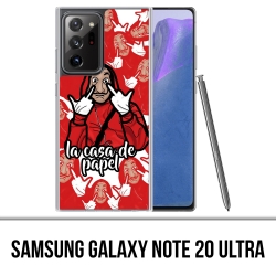 Funda Samsung Galaxy Note 20 Ultra - Dibujos animados Casa De Papel