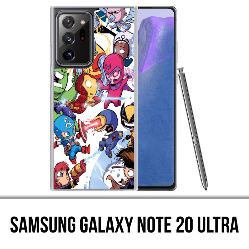 Coque Samsung Galaxy Note 20 Ultra - Cute Marvel Heroes
