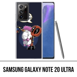 Coque Samsung Galaxy Note 20 Ultra - Deadpool Fluffy Licorne