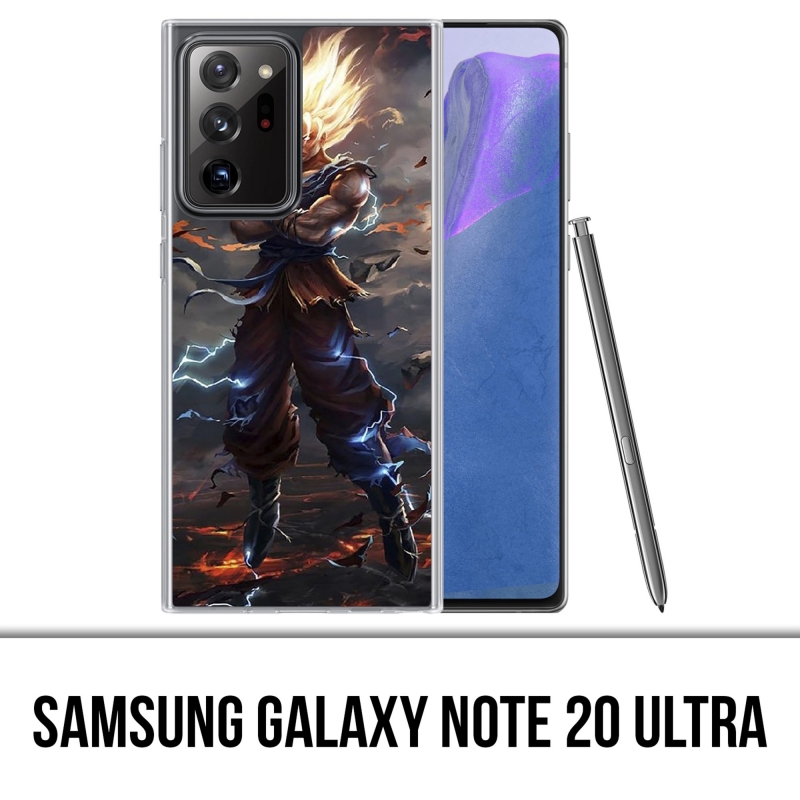 Custodia per Samsung Galaxy Note 20 Ultra - Dragon Ball Super Saiyan