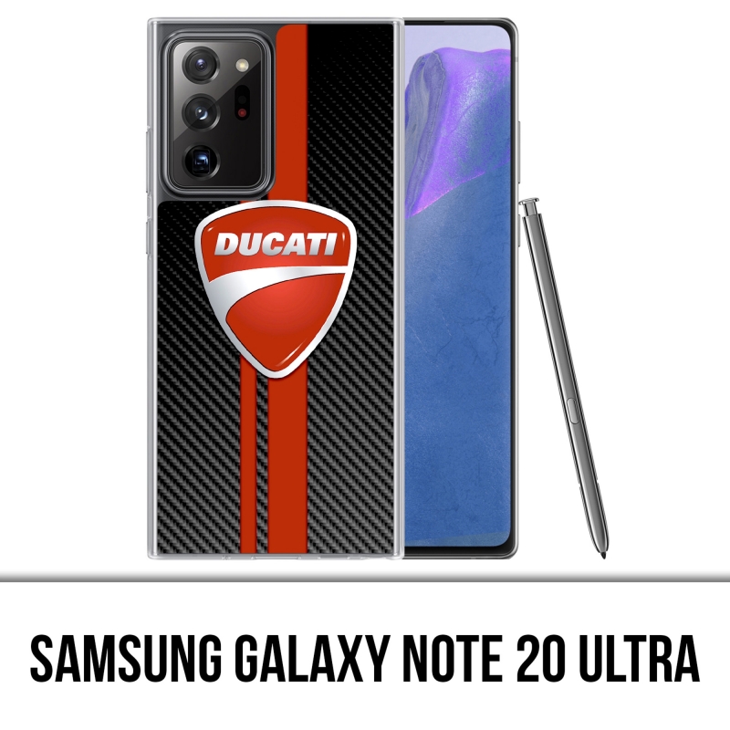 Coque Samsung Galaxy Note 20 Ultra - Ducati Carbon