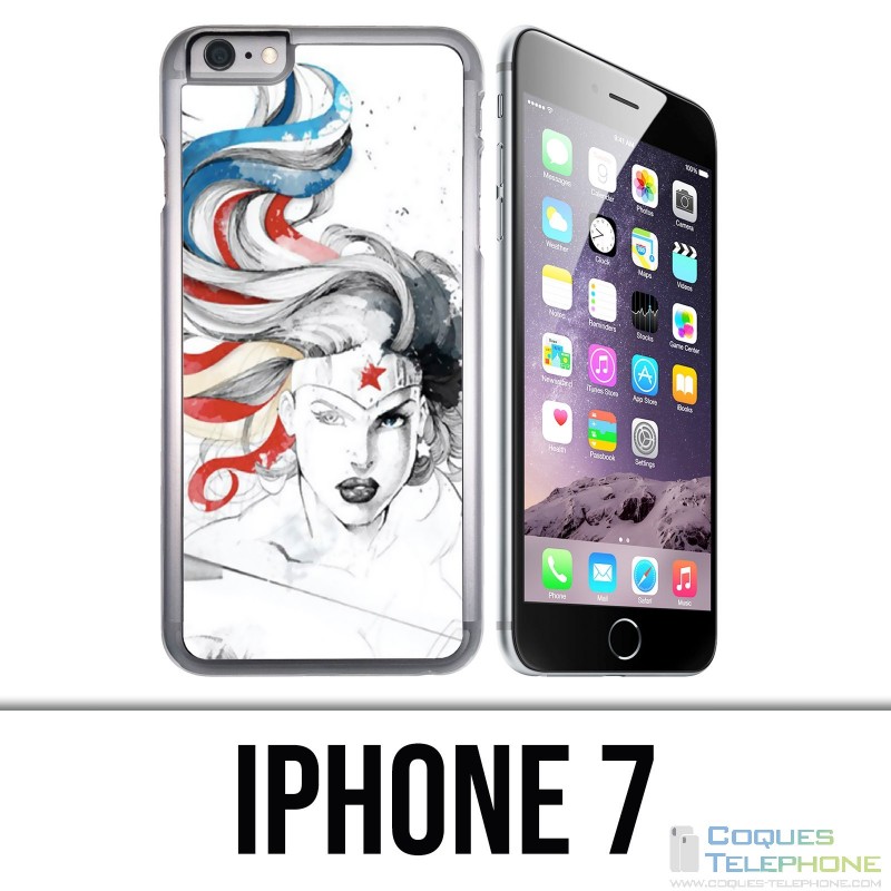 Custodia per iPhone 7 - Wonder Woman Art Design