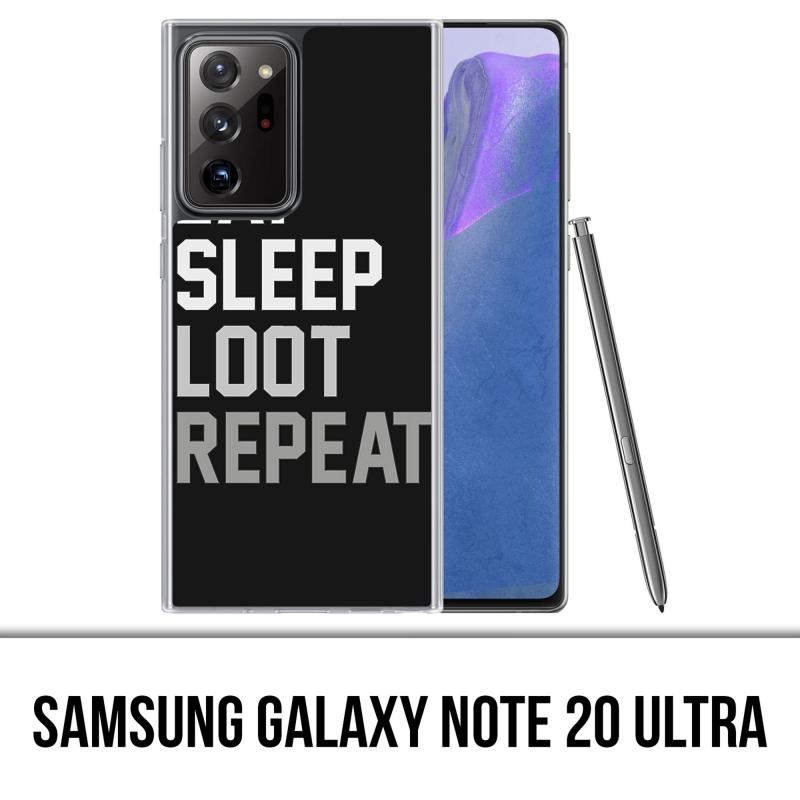 Coque Samsung Galaxy Note 20 Ultra - Eat Sleep Loot Repeat