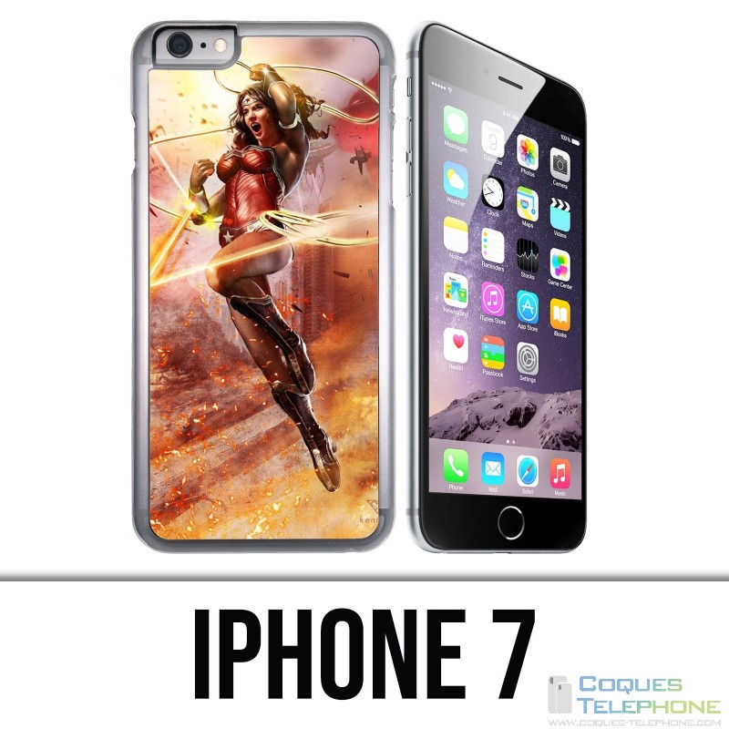Funda iPhone 7 - Wonder Woman Comics
