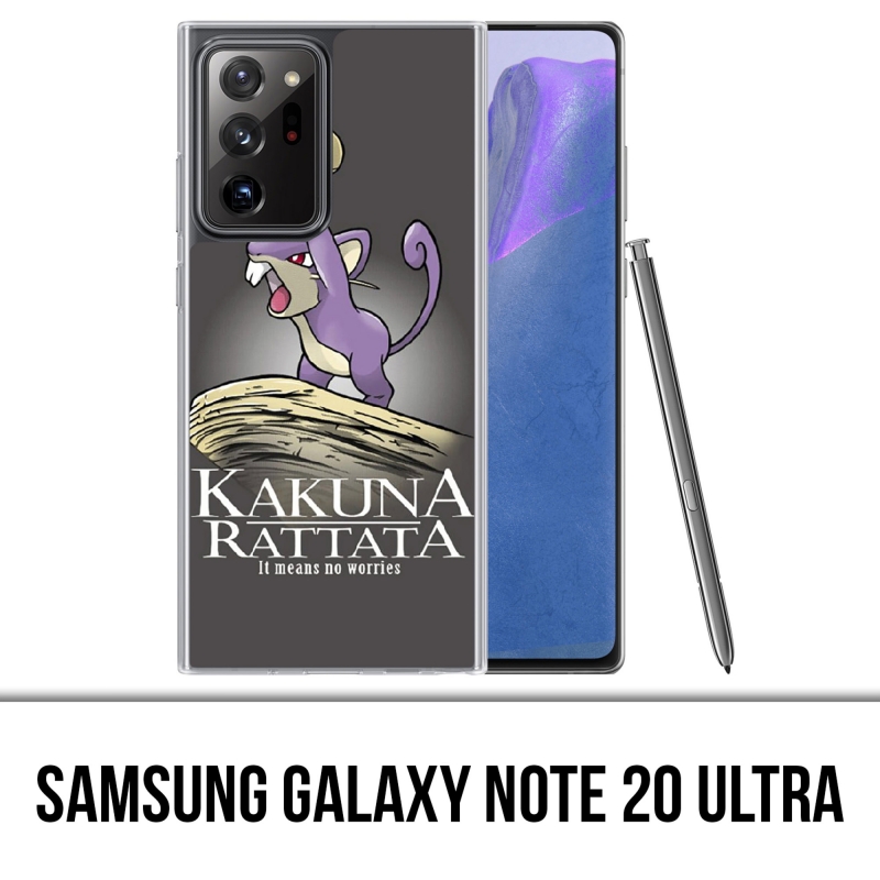 Coque Samsung Galaxy Note 20 Ultra - Hakuna Rattata Pokémon Roi Lion