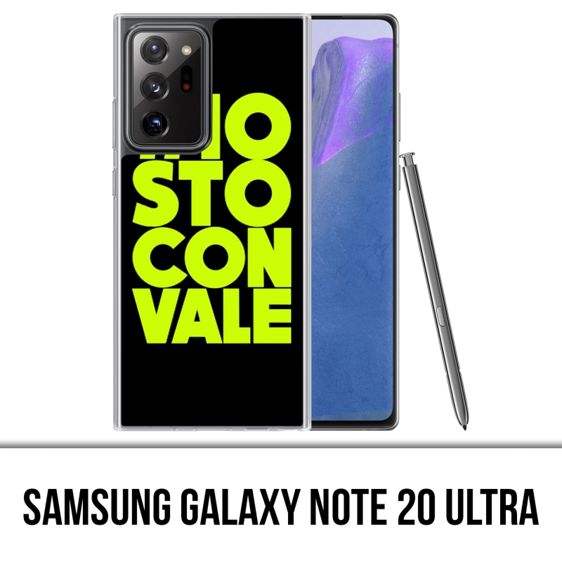 Custodia per Samsung Galaxy Note 20 Ultra - Io Sto Con Vale Motogp Valentino Rossi