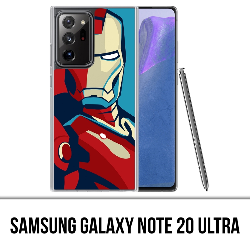 Póster Funda Samsung Galaxy Note 20 Ultra - Diseño de Iron Man