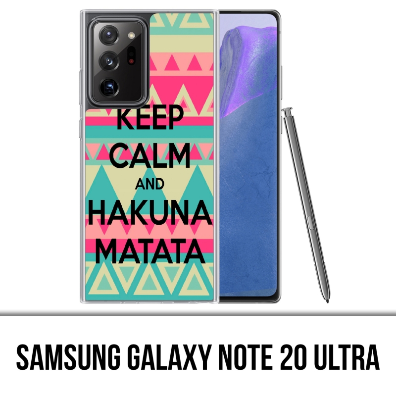 Coque Samsung Galaxy Note 20 Ultra - Keep Calm Hakuna Mattata