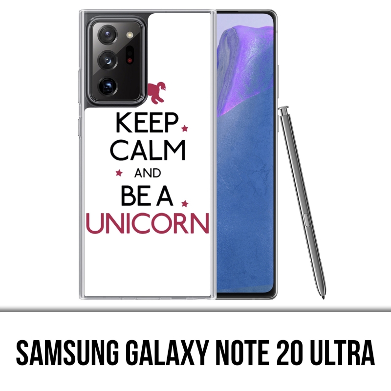 Samsung Galaxy Note 20 Ultra Case - Halten Sie ruhig Einhorn Einhorn