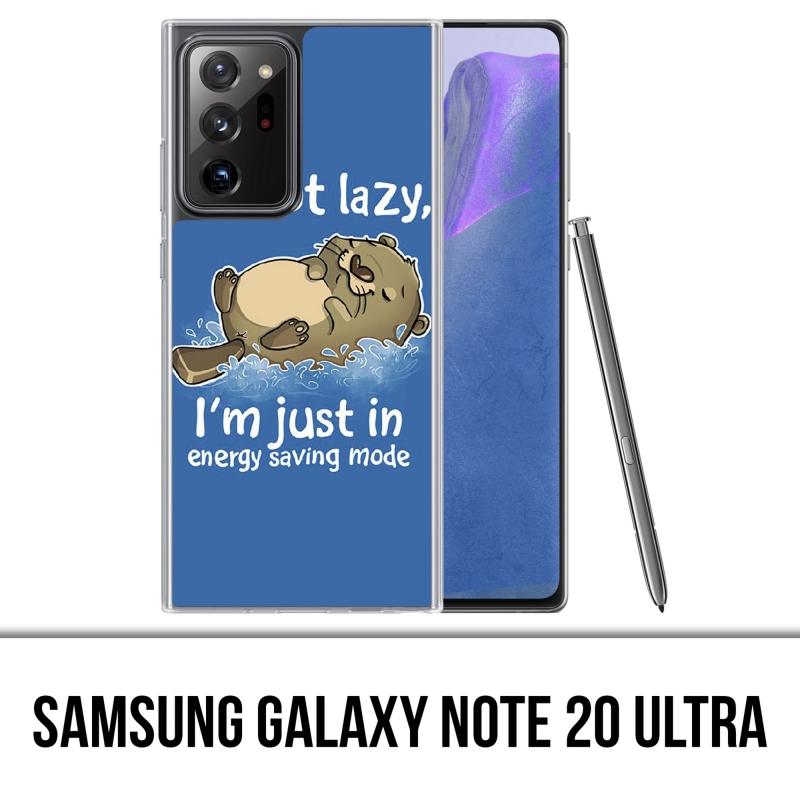 Coque Samsung Galaxy Note 20 Ultra - Loutre Not Lazy