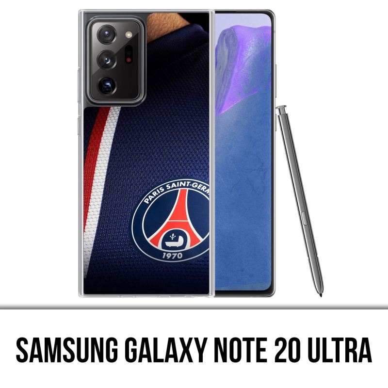 Coque Samsung Galaxy Note 20 Ultra - Maillot Bleu Psg Paris Saint Germain