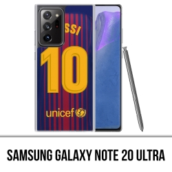 Coque Samsung Galaxy Note 20 Ultra - Messi Barcelone 10