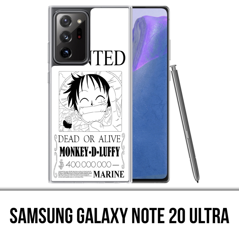 Coque Samsung Galaxy Note 20 Ultra - One Piece Wanted Luffy