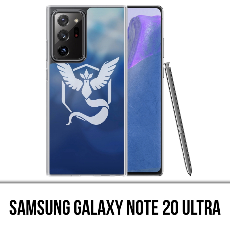 Samsung Galaxy Note 20 Ultra Case - Pokémon Go Team Blue Grunge