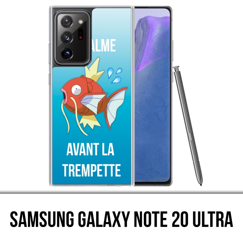 Coque Samsung Galaxy Note 20 Ultra - Pokémon Le Calme Avant La Trempette Magicarpe