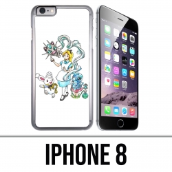Coque iPhone 8 - Alice Au Pays Des Merveilles Pokémon