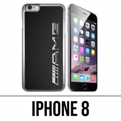 Coque iPhone 8 - Amg Carbone Logo