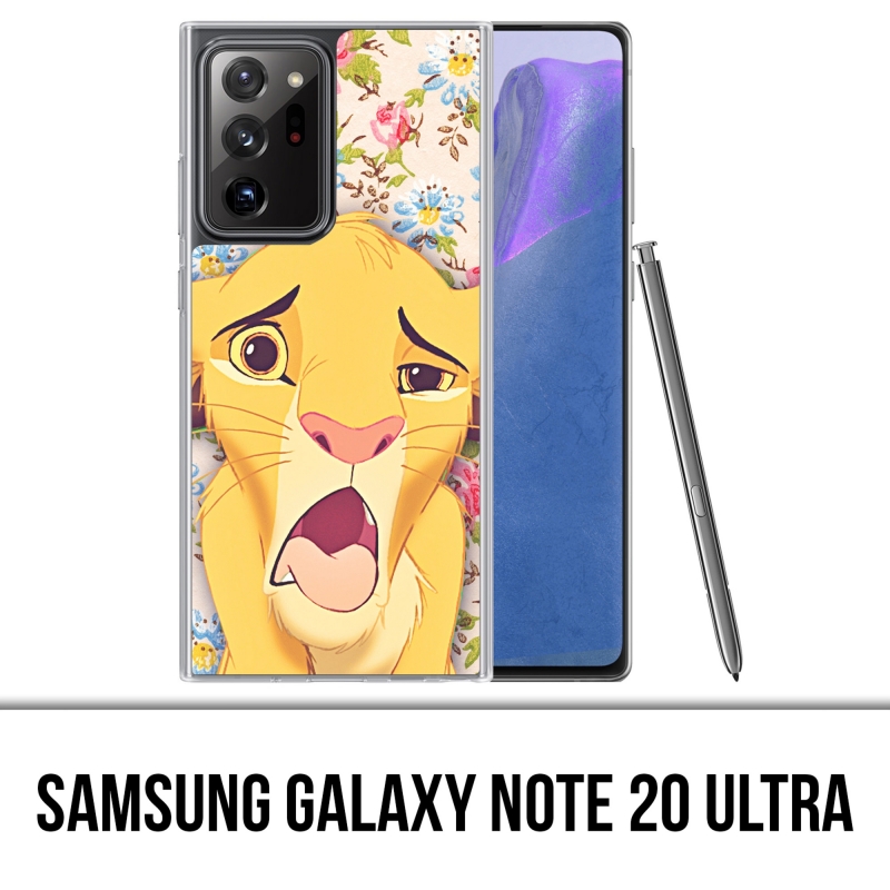 Coque Samsung Galaxy Note 20 Ultra - Roi Lion Simba Grimace
