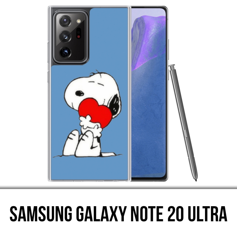 Coque Samsung Galaxy Note 20 Ultra - Snoopy Coeur