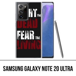 Coque Samsung Galaxy Note 20 Ultra - Walking Dead Fight The Dead Fear The Living