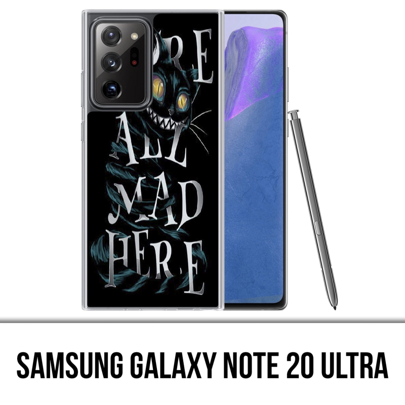 Coque Samsung Galaxy Note 20 Ultra - Were All Mad Here Alice Au Pays Des Merveilles
