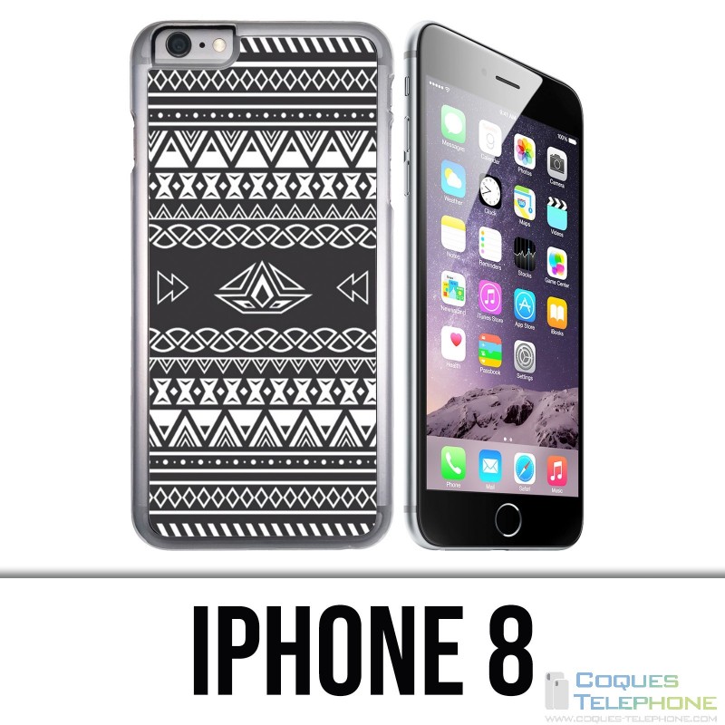 Coque iPhone 8 - Azteque Gris