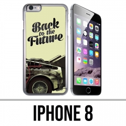 Coque iPhone 8 - Back To The Future Delorean