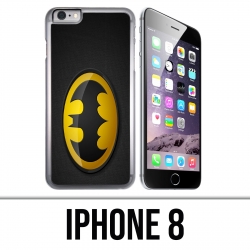 Custodia per iPhone 8 - Batman Logo Classic Giallo Nero